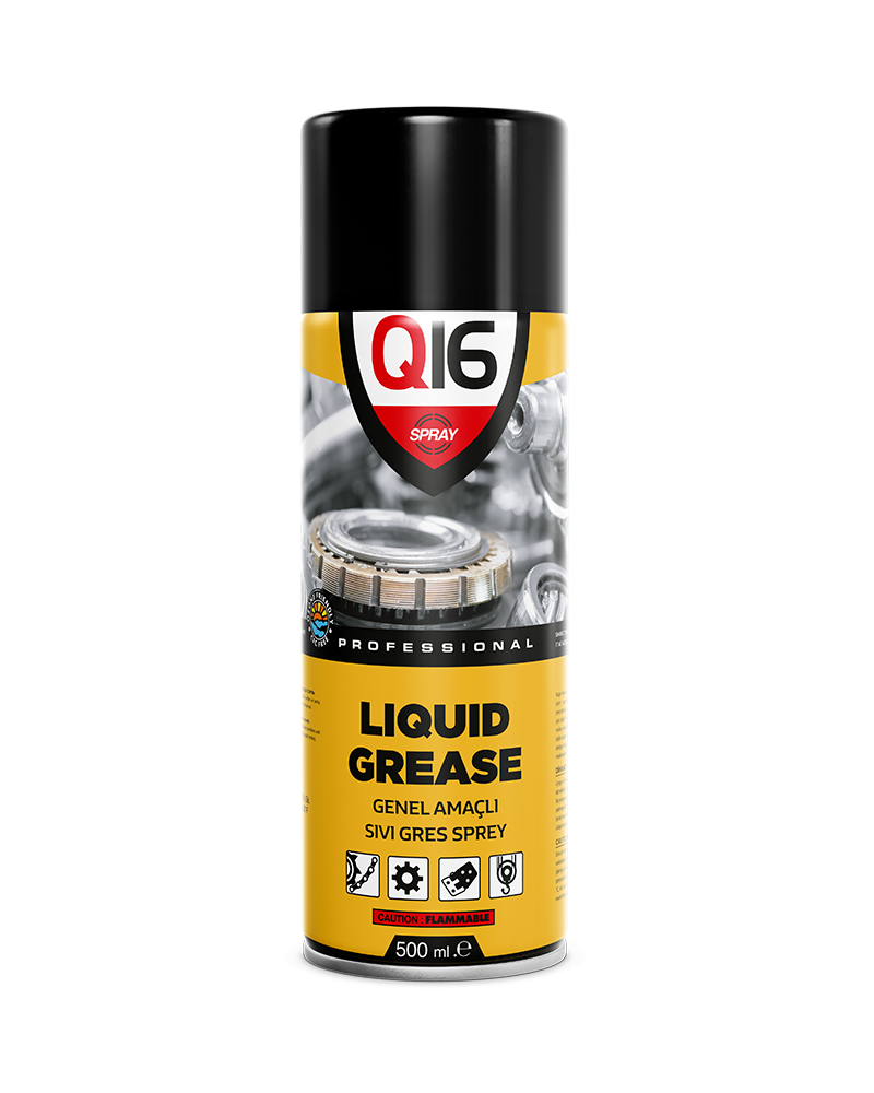 Q16 Liquid Grease - Süper Yağlayıcı Sıvı Gres Sprey